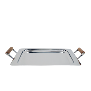 BANDEJA RECTA 41X30cm - asas de madera -