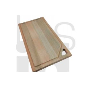 Tabla para picar Nº 1 de 18 x 30 cm., con ranura - Eco madera