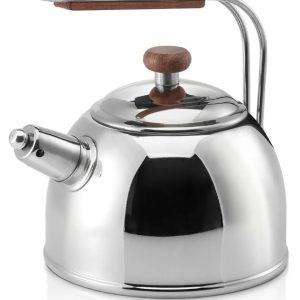 PAVA SILVADORA ACERO MADERA - PULIDO MATE - 1,6L