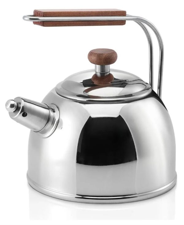 PAVA SILVADORA ACERO MADERA - PULIDO MATE - 1,6L