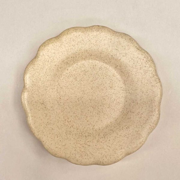 PLATO FLOR 13 CM JASPEADO