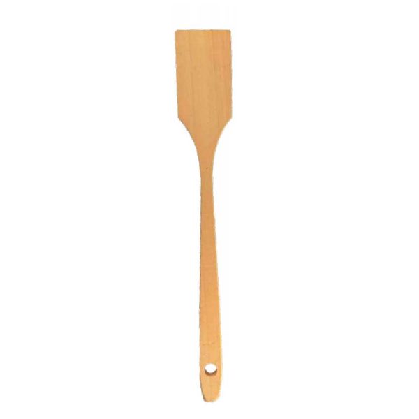 Espátula grande de 35cm, mango plano - Palo Blanco