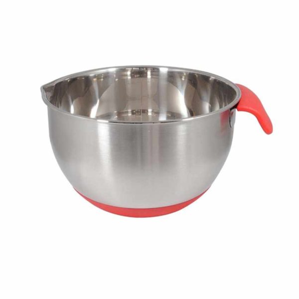 BOWL ACERO INOXIDABLE CON BASE Y MANIJA 24CM
