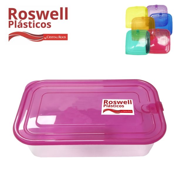 CONTENEDOR RECTANGULAR 1150ML CON TAPA