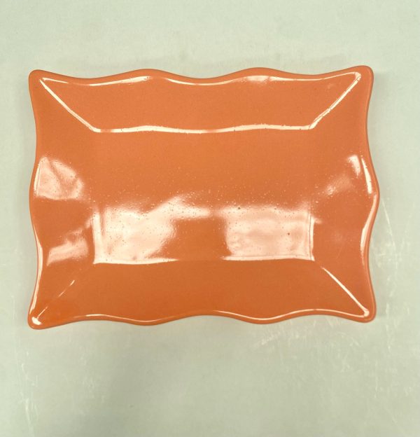 BANDEJA VINTAGE 25*15 CORAL