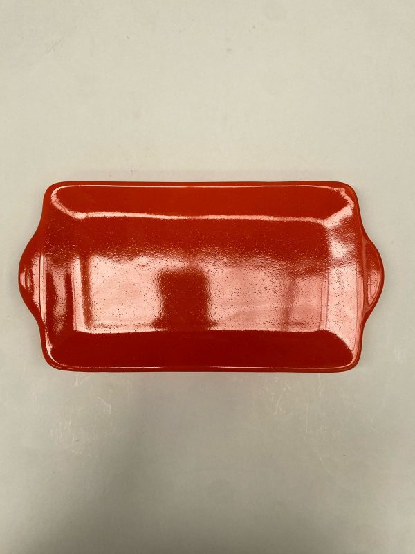 BANDEJA RECTANGULAR 26,5 * 13,5 NARANJA