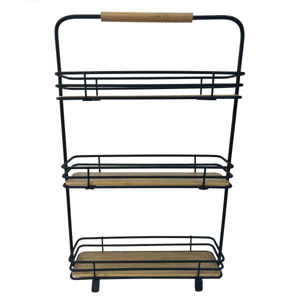 ORGANIZADOR TRIPLE RECTANGULAR METAL PINTADO