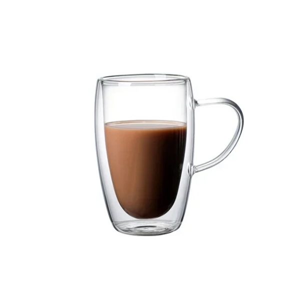 VASO DOBLE VIDRIO CON ASA 350 ML