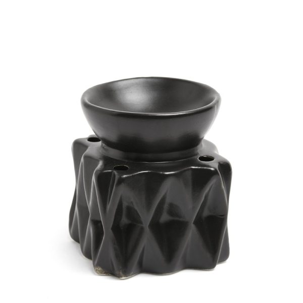 HORNILLO CERAMICA BASE CUADRADA *F NEGRO