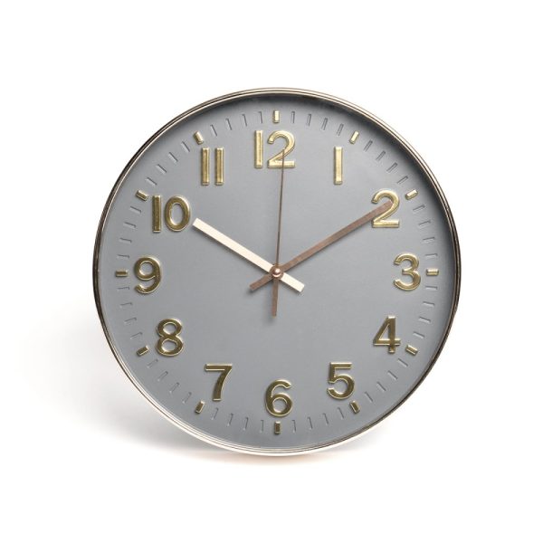 RELOJ 30 CM CLASSIC 4 X 30 CM PLATA