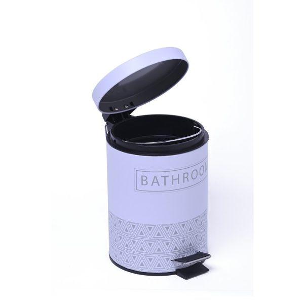 CESTO BATHROOM TRIANG GRIS/BLANCO
