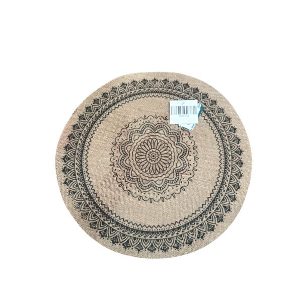 INDIVIDUAL LINO 38 CM *L* NEGRO