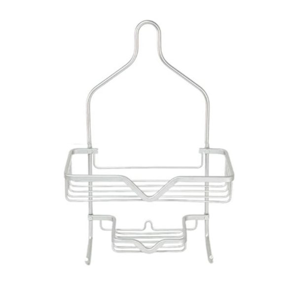 ORGANIZADOR SIMPLE CON JABONERA ALUMINIO