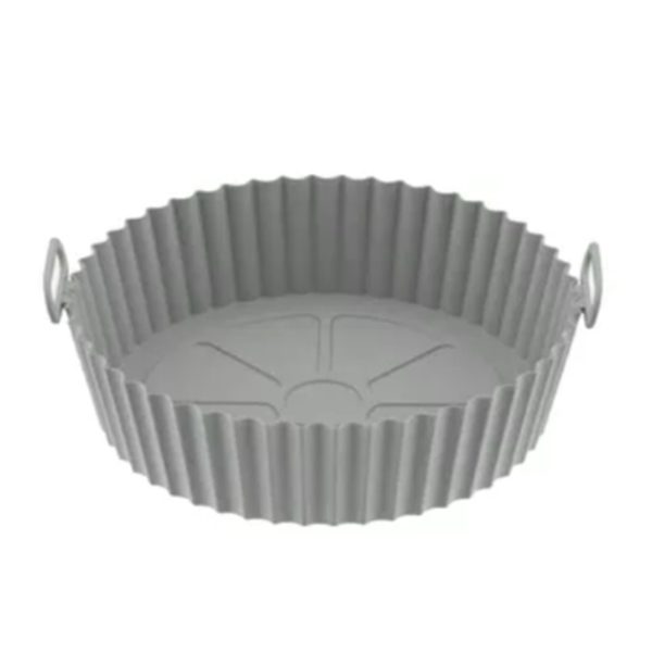 MOLDE REDONDO SILICONA CON MANIJAS 20 CM