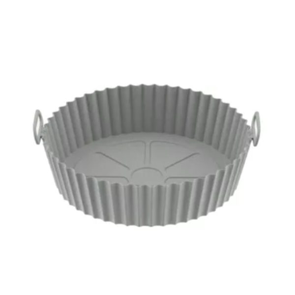 MOLDE REDONDO SILICONA CON MANIJAS 17CM