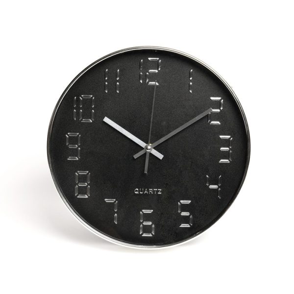 Reloj 30 cm calssic 4 x 30 cm negro