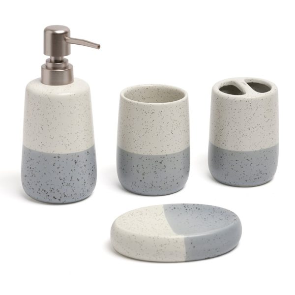 Juego baño ceramica 4 piezas