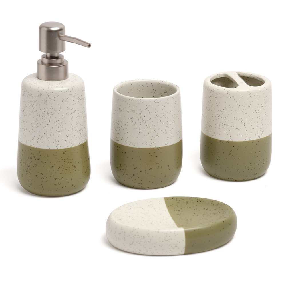 Juego baño ceramica 4 piezas