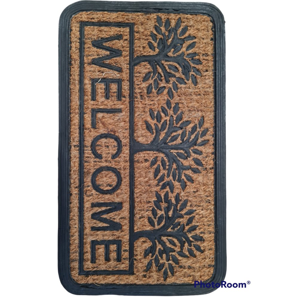 Felpudo coco/goma 28 x 53 cm