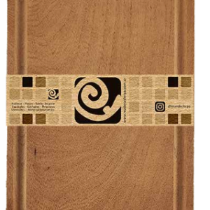 Plato rectangular de 15 x 23 cm., con ranura