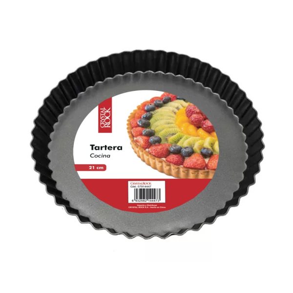 TARTERA REDONDA 21*3CM ANTIADHERENTE