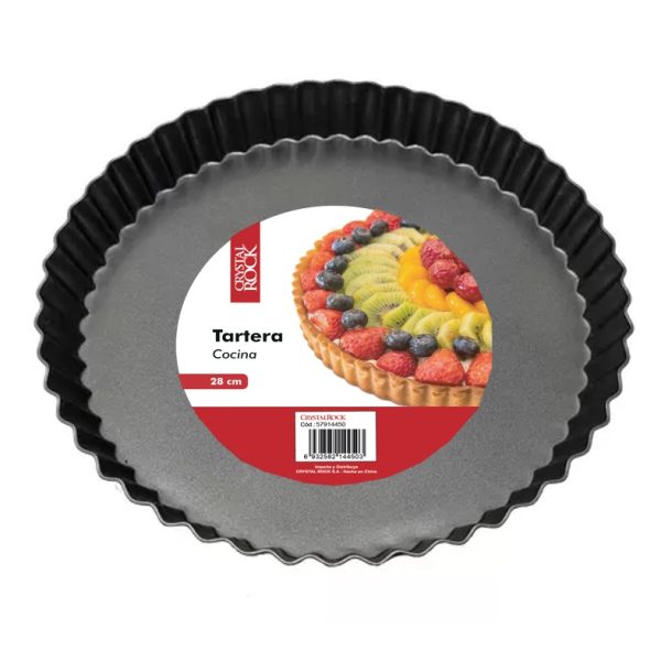TARTERA REDONDA  27.5CM ANTIADHERENTE
