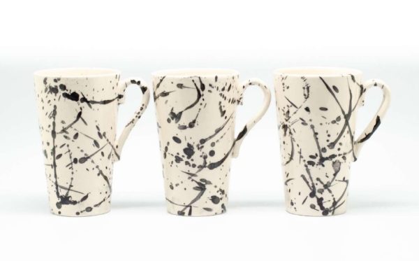 TAZA CÓNICA DECO MANCHAS