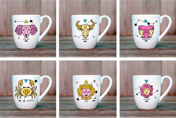 TAZA BOMBÉ ZODIACO 1 BULTO