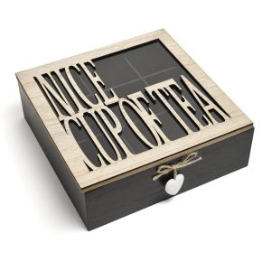 CAJA DE TE X 9 CUADROS