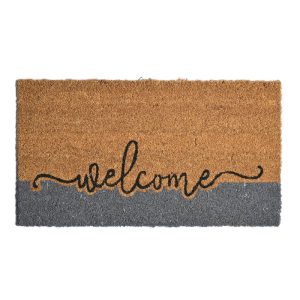 FELPUDO COCO /PVC 33 X 60 CM WELCOME